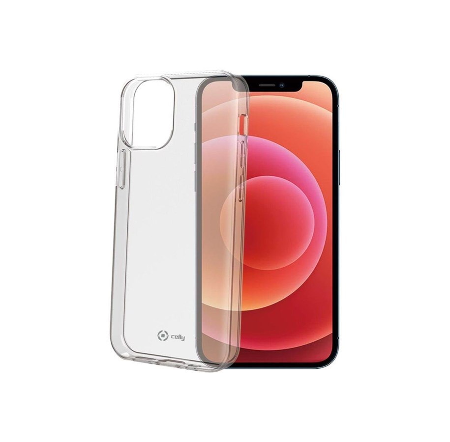 Celly Custodia trasparente per iPhone 12 Pro Max, in silicone
