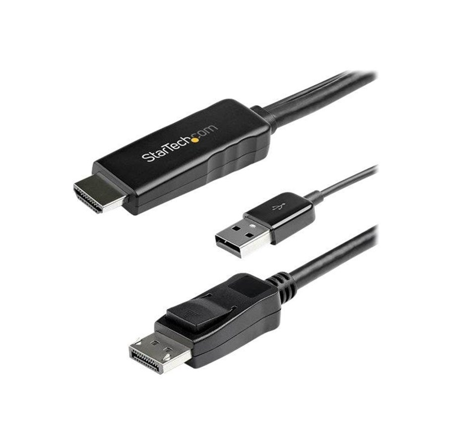 Skærmkabel - StarTech.com 2 m (6.6 ft.) HDMI to DisplayPort Cable - 4K 30Hz - video cable - DisplayPort / HDMI - 2 m - HD2DPMM2M