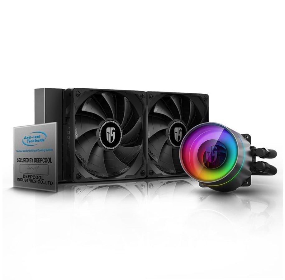 CPU Køler - DeepCool Castle 280EX - CPU Vandkøling - Max 40 dBA - DP-GS-H14AR-CSL280EX