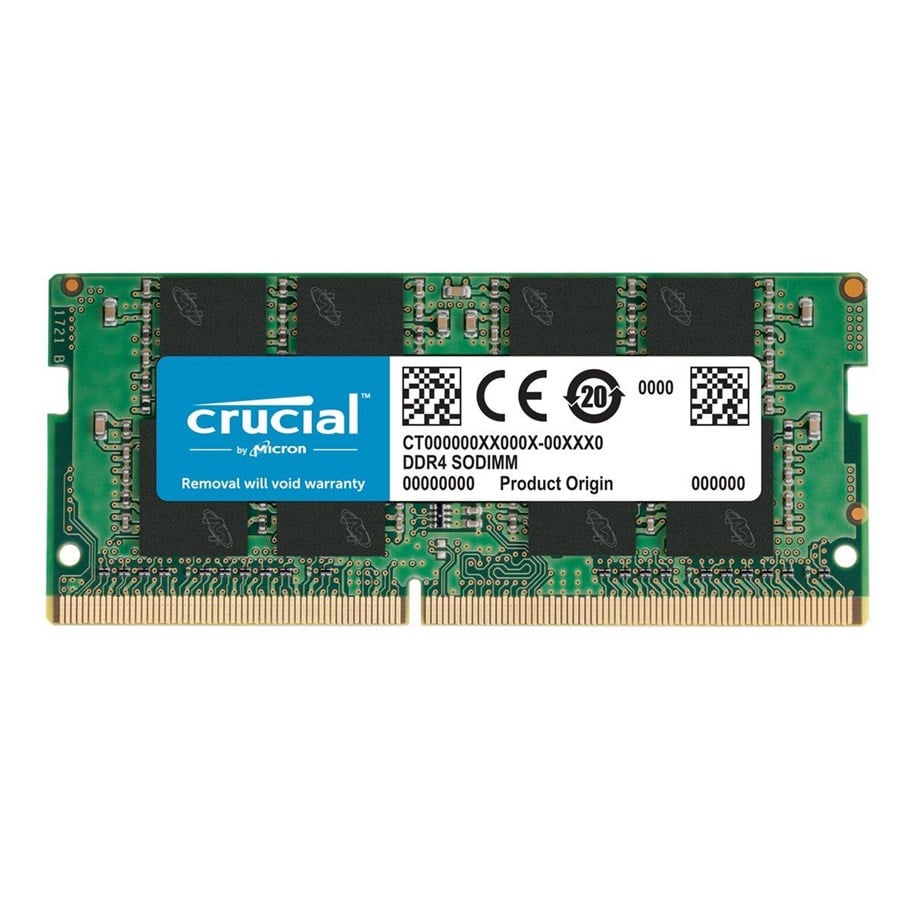 RAM - Crucial SODIMM DDR4-3200 - 8GB - CL22 - Single Channel (1 pcs) - Grøn - CT8G4SFRA32A