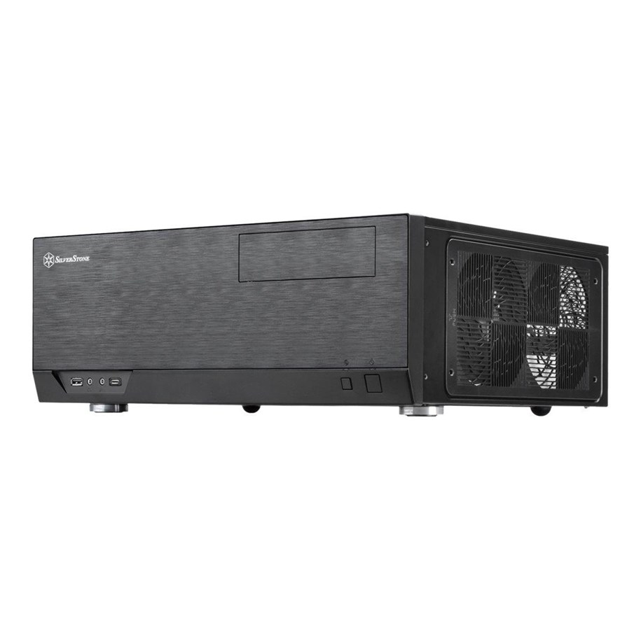 Kabinet - SilverStone Grandia GD09-C - Kabinet - Tower - Sort - SST-GD09B-C
