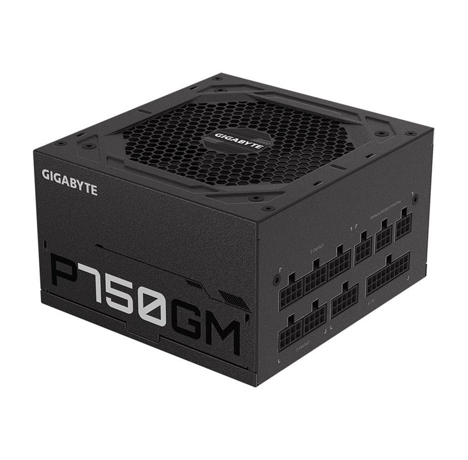 Strømforsyning - GIGABYTE P750GM V2 Strømforsyning - 750 Watt - 120 mm - ATX - 80 Plus Gold certified - GP-P750GM