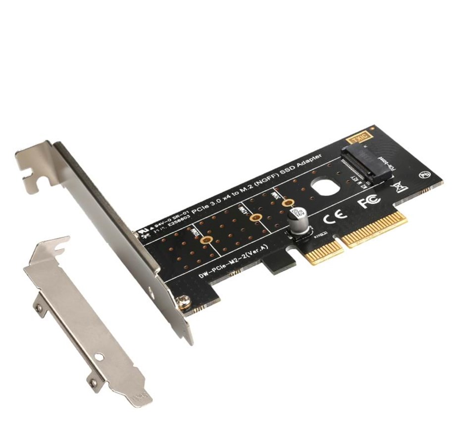 Harddisk - tilbehør - dezen PCI Express x4 to M.2 PCIe - DZ-HDA-PCIM2