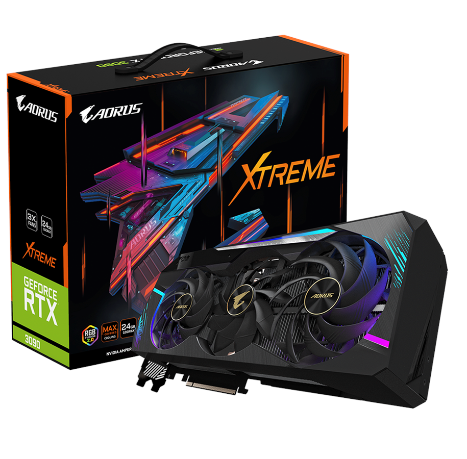 Grafikkort - GIGABYTE GeForce RTX 3090 AORUS Xtreme - 24GB GDDR6X RAM - Grafikkort - GV-N3090AORUS X-24GD