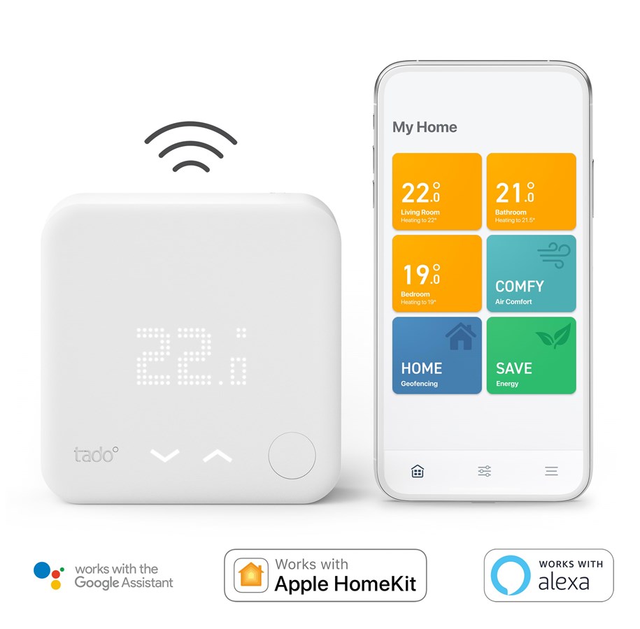 Smart Home - tado Wireless Smart Thermostat V3+ Starter Kit - TAD-104019