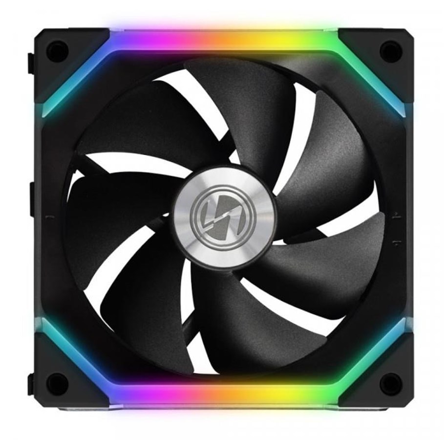 Kabinet Køler - Lian Li UNI FAN SL120 - Kabinet køler - 120mm - Sort med RGB LED lys - 31 dBA - UF-SL120-1B
