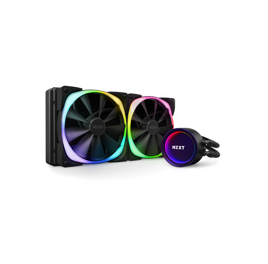 CPU Køler - NZXT Kraken X63 RGB - Black - CPU Vandkøling - Max 33 dBA - RL-KRX63-R1