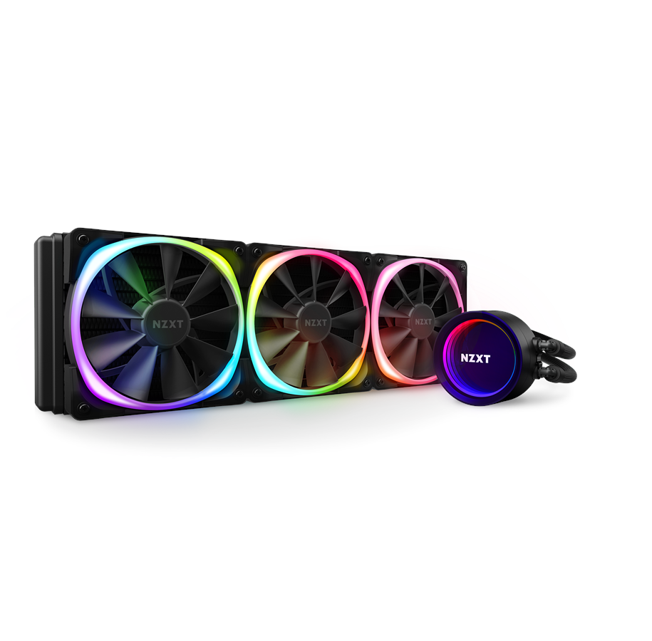 CPU Køler - NZXT Kraken X73 RGB - Black - CPU Vandkøling - Max 33 dBA - RL-KRX73-R1