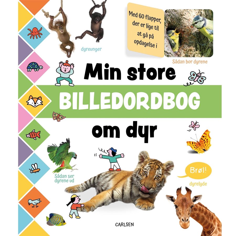 Børnebøger - Min store billedordbog om dyr - Børnebog - Papbog - 9788711985908
