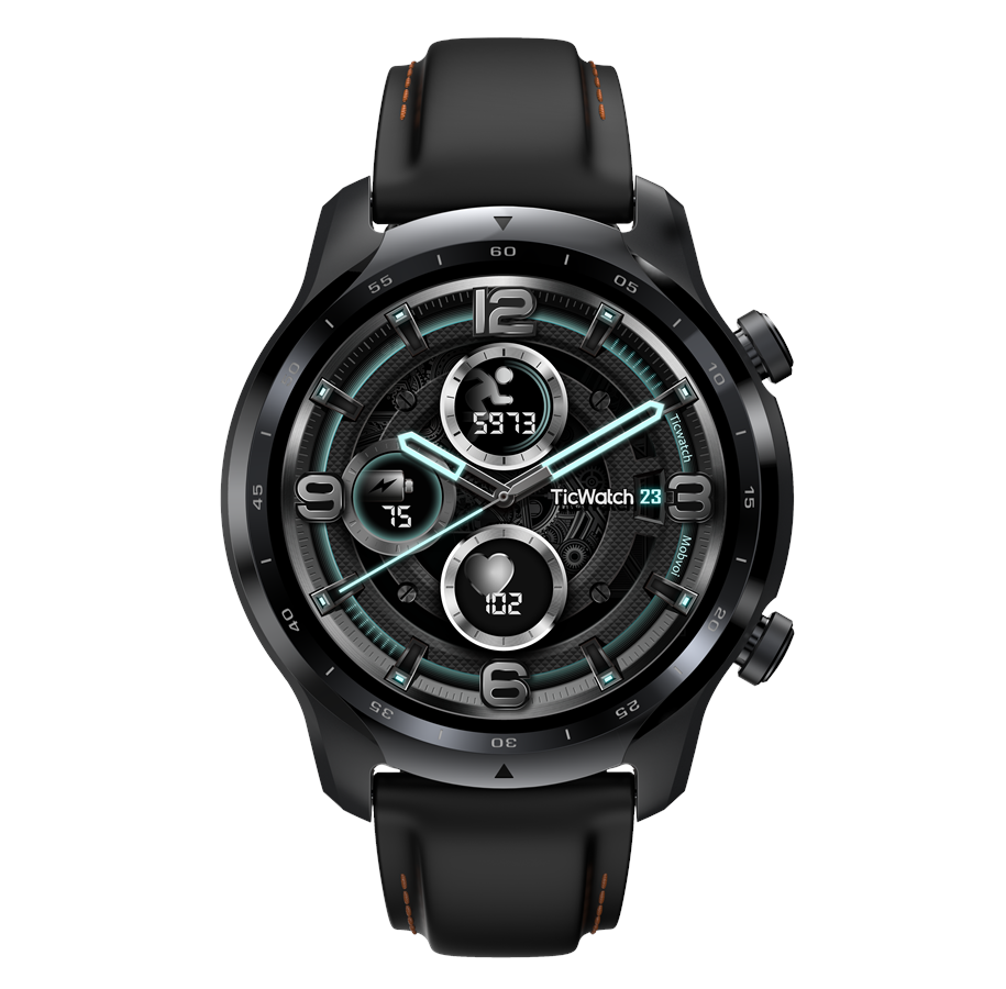 Smartwatch, Sportsur & Aktivitetstracker - Mobvoi Ticwatch Pro 3 GPS Black Shadow - P1032000300A