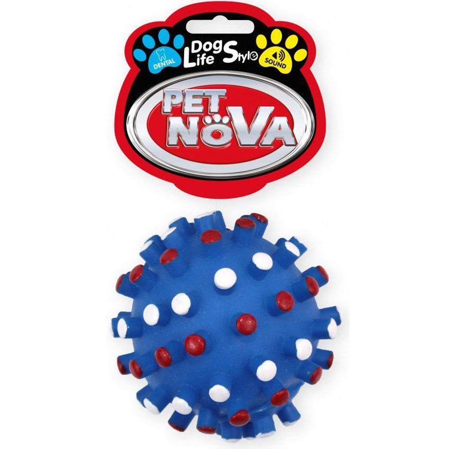 Hunde - PET NOVA Vin Dentball Blue M 8.5cm - VAT009631