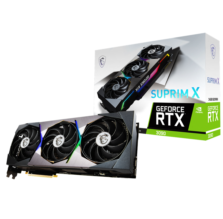 Grafikkort - MSI GeForce RTX 3090 SUPRIM X - 24GB GDDR6X RAM - Grafikkort - RTX 3090 SUPRIM X 24G