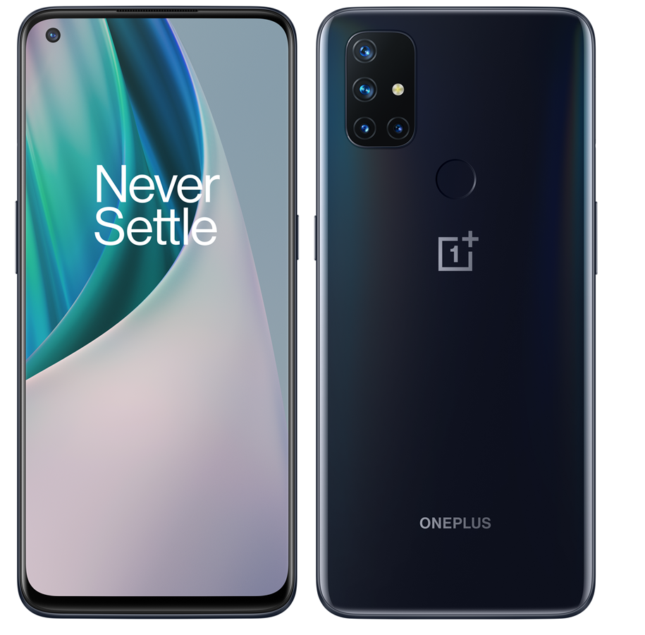 Mobil - OnePlus Nord N10 5G 128GB/6GB - Midnight Ice - 5011101334