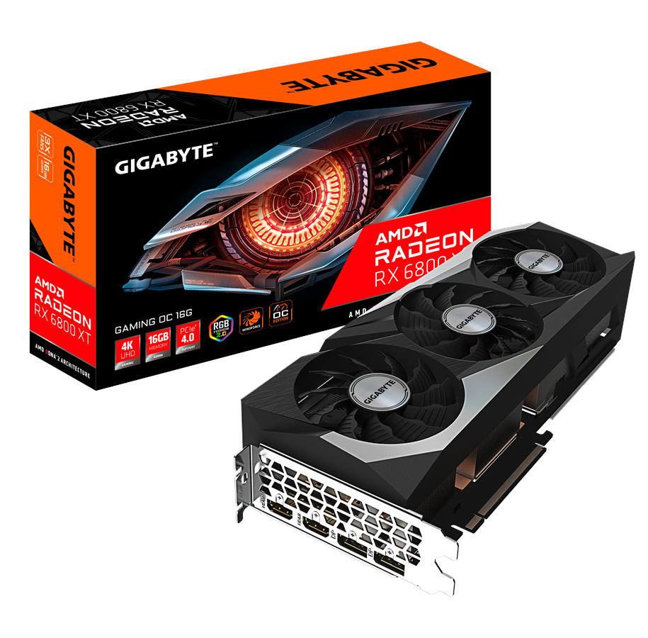 Grafikkort - GIGABYTE Radeon RX 6800 XT GAMING OC - 16GB GDDR6 RAM - Grafikkort - GV-R68XTGAMING OC-16GD