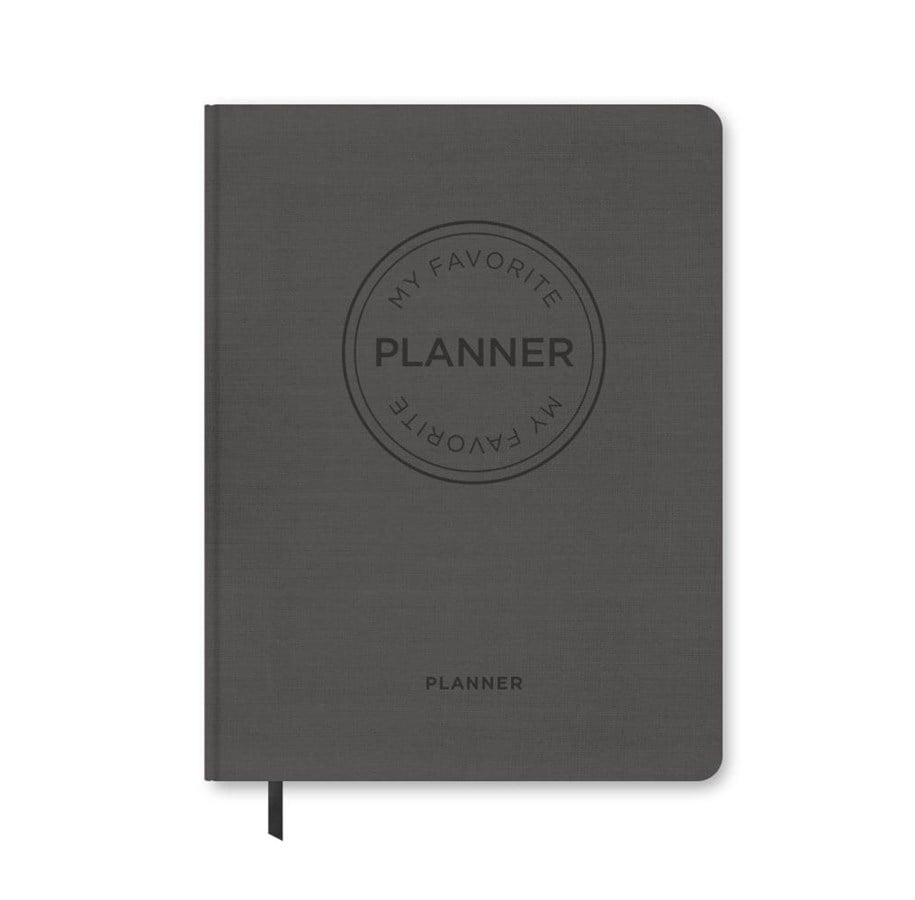 Årbøger - MY FAVORITE PLANNER Udateret / Varm grå - Årbog - hardback - 9788794008006