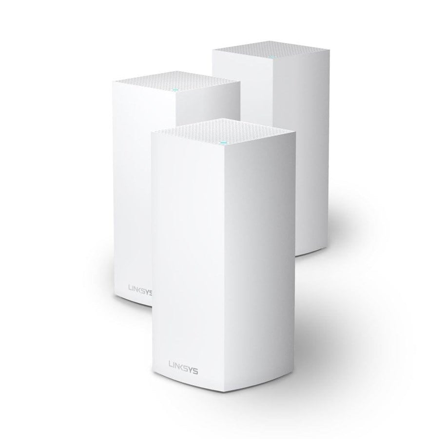 Router & firewall - Linksys MX12600 Velop Whole Home Intelligent Mesh WiFi 6 (AX4200) System Tri-Band (3-Pack) - Mesh router Wi-Fi 6 - MX12600-EU