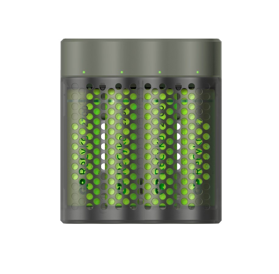 Batteri - GP ReCyko Speed-oplader M451 (USB), inkl. 4 stk. AA 2600mAh NiMH batterier - 202239