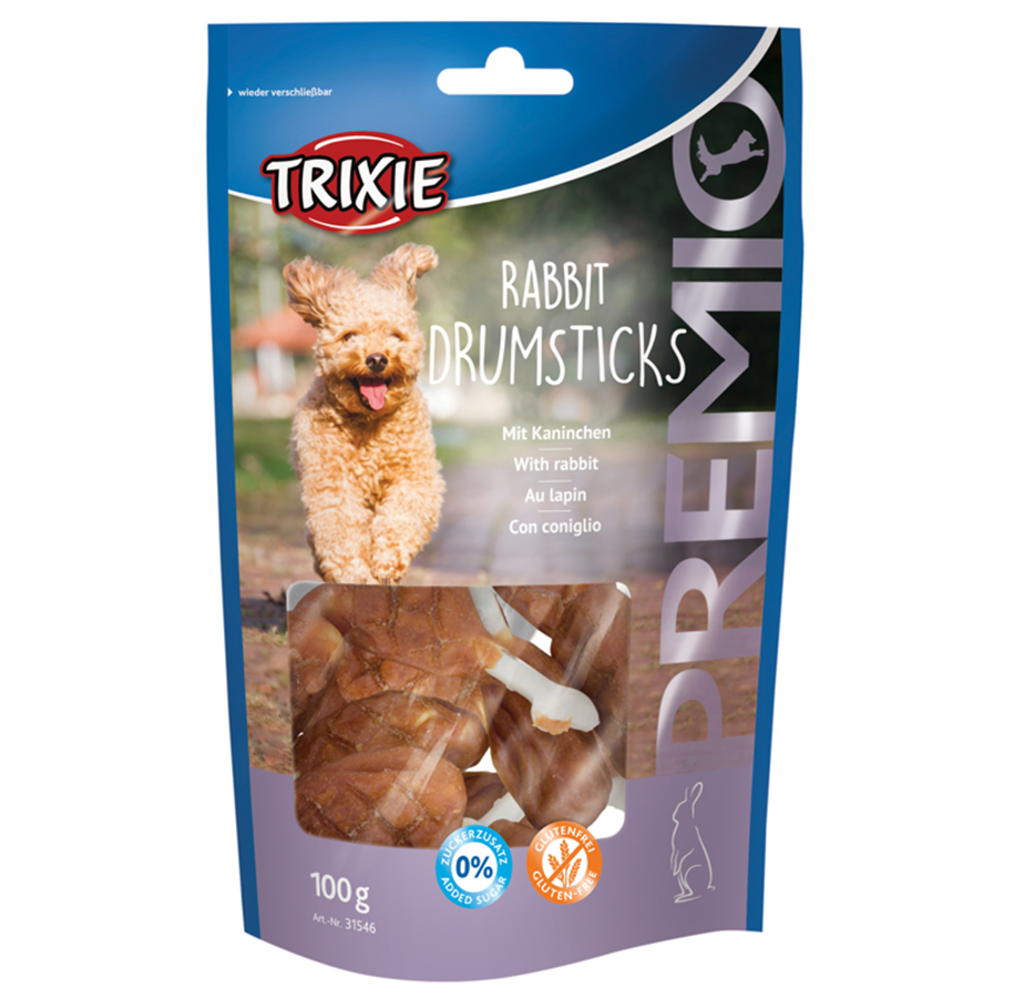 Hunde - Trixie Premio Rabbit Drumsticks 100g - TX-31546