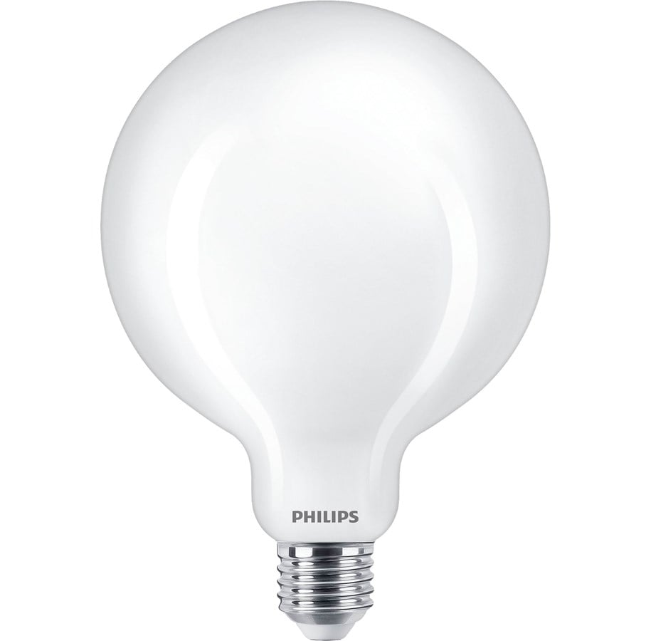 Lyskilder - Philips LED pære Classic Globe Ø125 mm 8,5W/827 (75W) Mat E27 - 929002371101