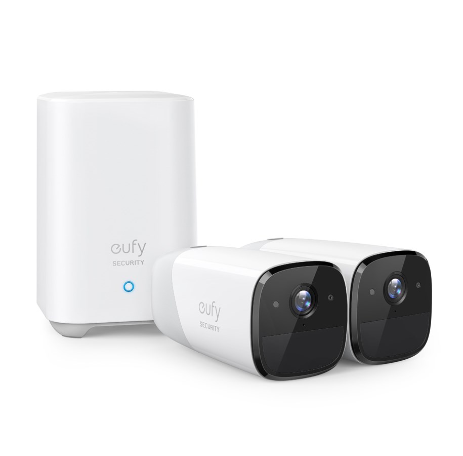 Smart Home - Eufy Cam 2 Kit with 2 Cameras and Homebase - T88413D2