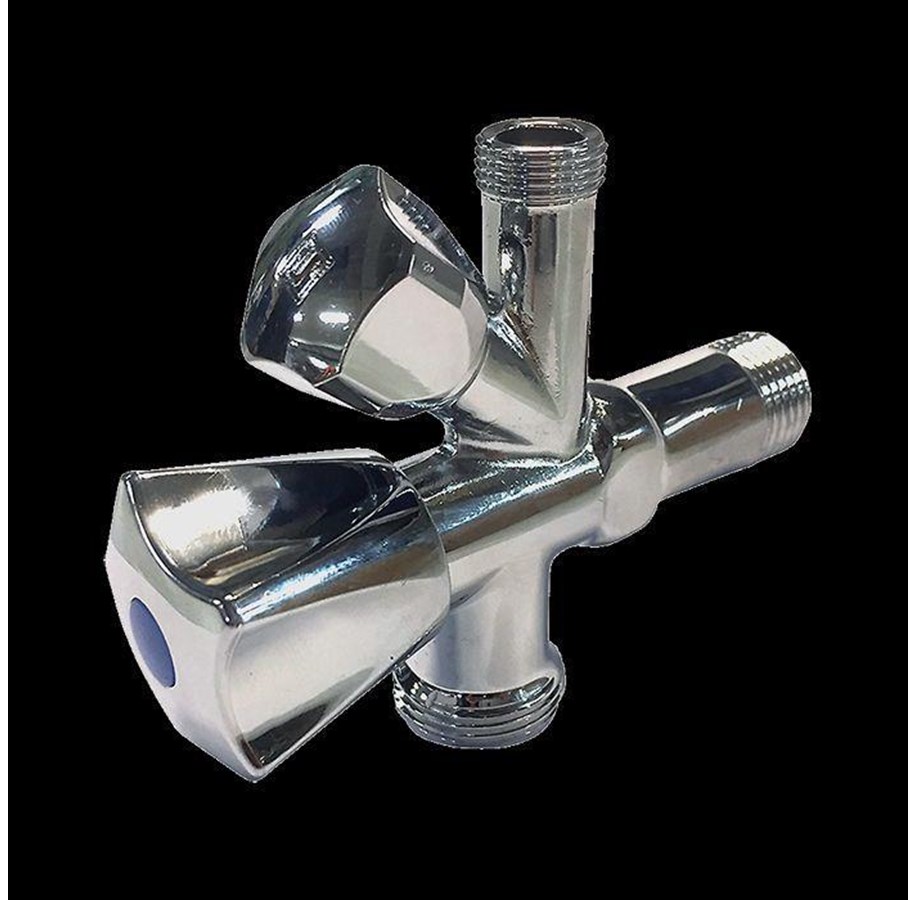 Fittings - Broen Kombistopventil 1/2-10 mm-3/4 - 744426 023