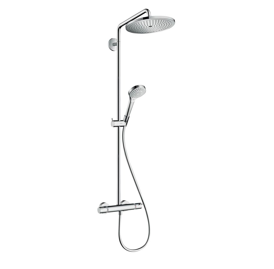 Brus og monteringstilbehør	 - Hansgrohe Croma 160 brusesystem, 1 stråletype, krom - 27135000