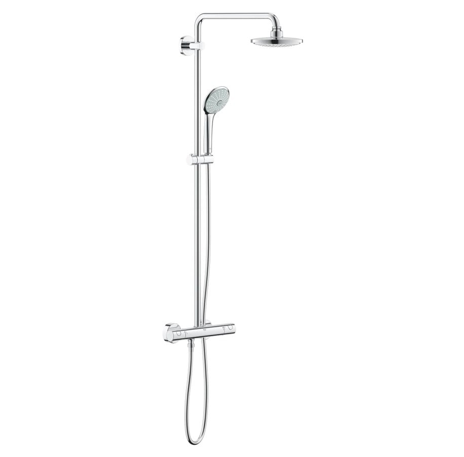 Brus og monteringstilbehør	 - Grohe Euphoria 180 brusesystem - krom - 27296001