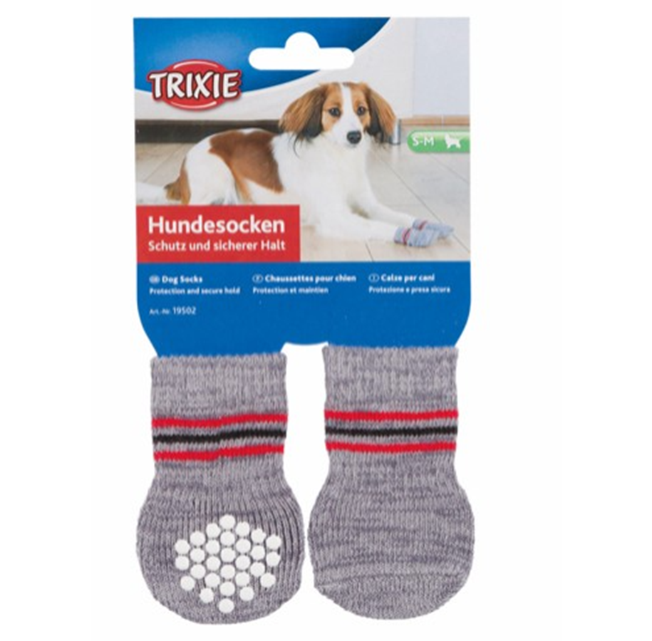 Hunde - Trixie Anti-slip Dog Socks  L-XL - 3128-uniw