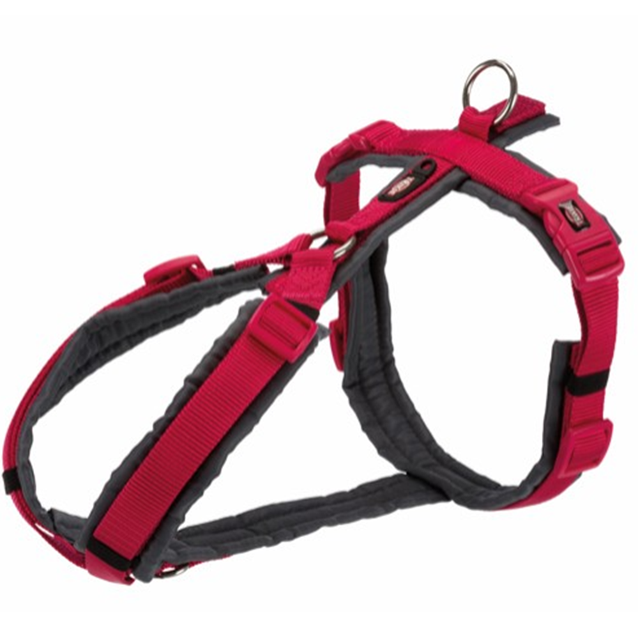 Hunde - Trixie Premium Trekking Harness XL: 80–97 cm/25 mm Fuchsia - TX-1997511