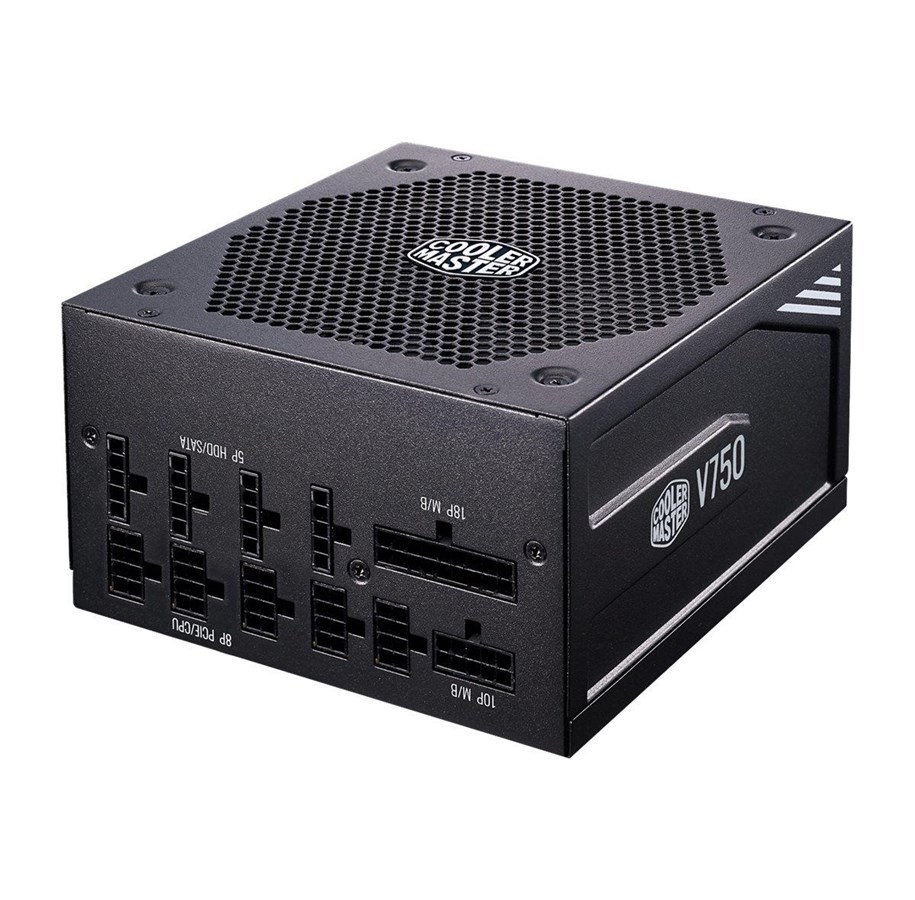 Strømforsyning - Cooler Master V Series V750 Gold - V2 Strømforsyning - 750 Watt - 135 mm - ATX - 80 Plus Gold certified - MPY-750V-AFBAG-EU