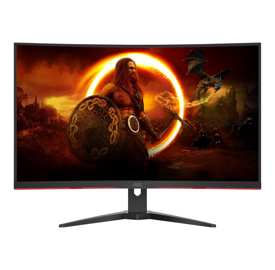 Skærm - 32" AOC CQ32G2SE/BK - 2560x1440 (QHD) - 165Hz - VA - CQ32G2SE/BK