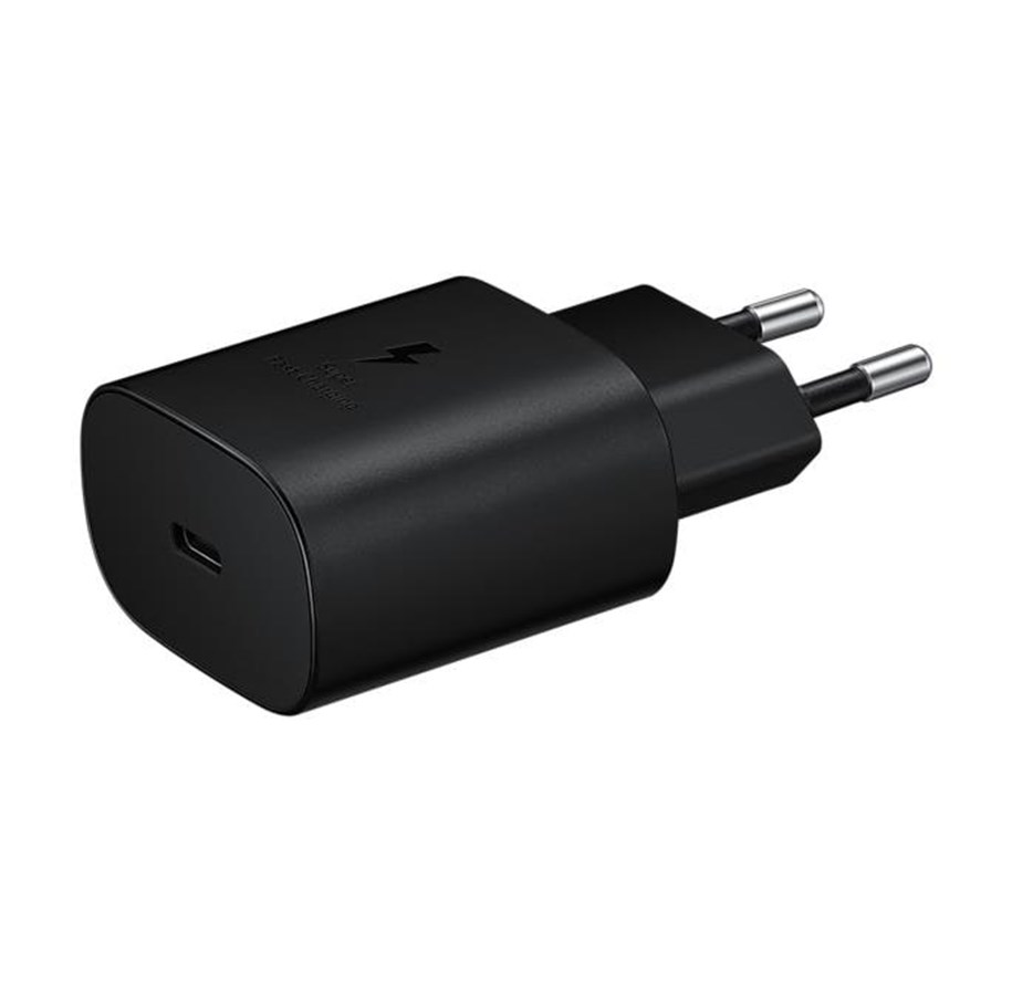 Mobil - Adaptere & Opladere - Samsung Power adapter, 25 Watt, 3 A, Super fast charge (USB-C), black - EP-TA800NBEGEU