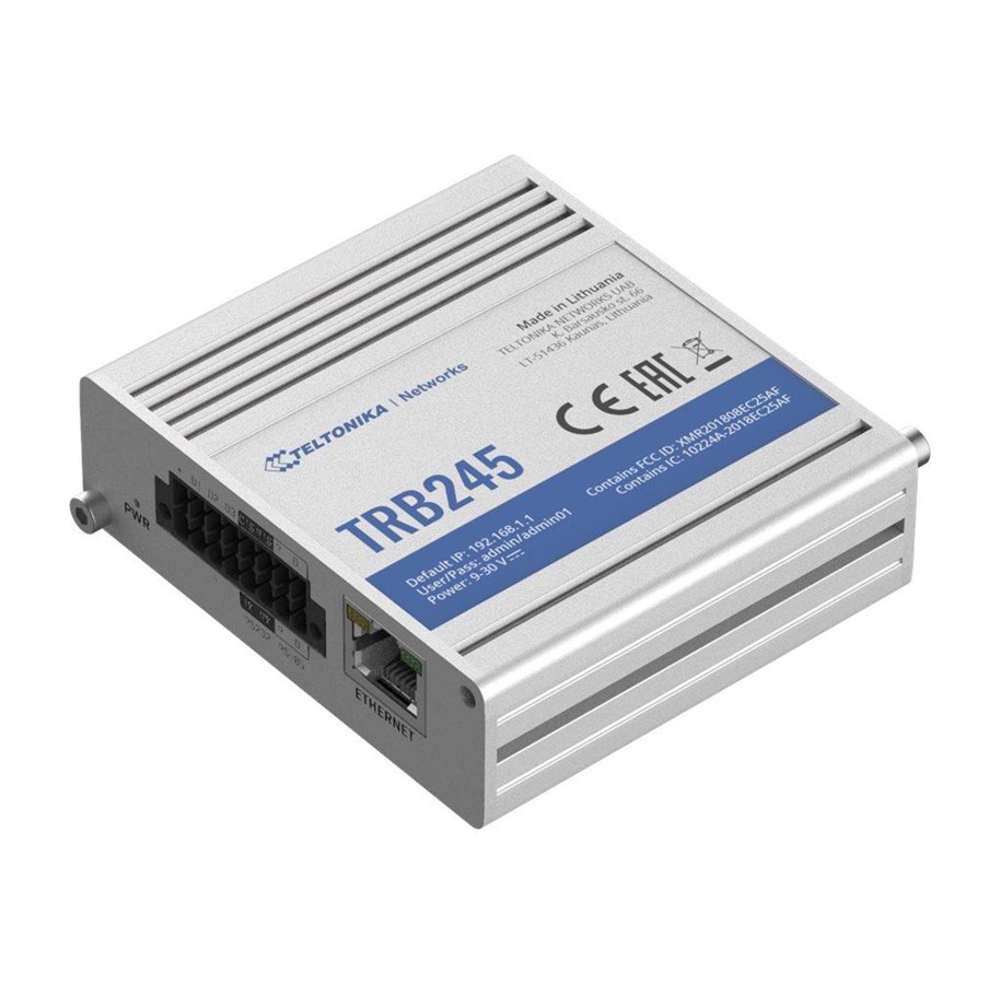 Netværksudstyr & Forlænger til trådløs - Teltonika TRB245 Industrial M2M LTE Gateway - TRB245000000