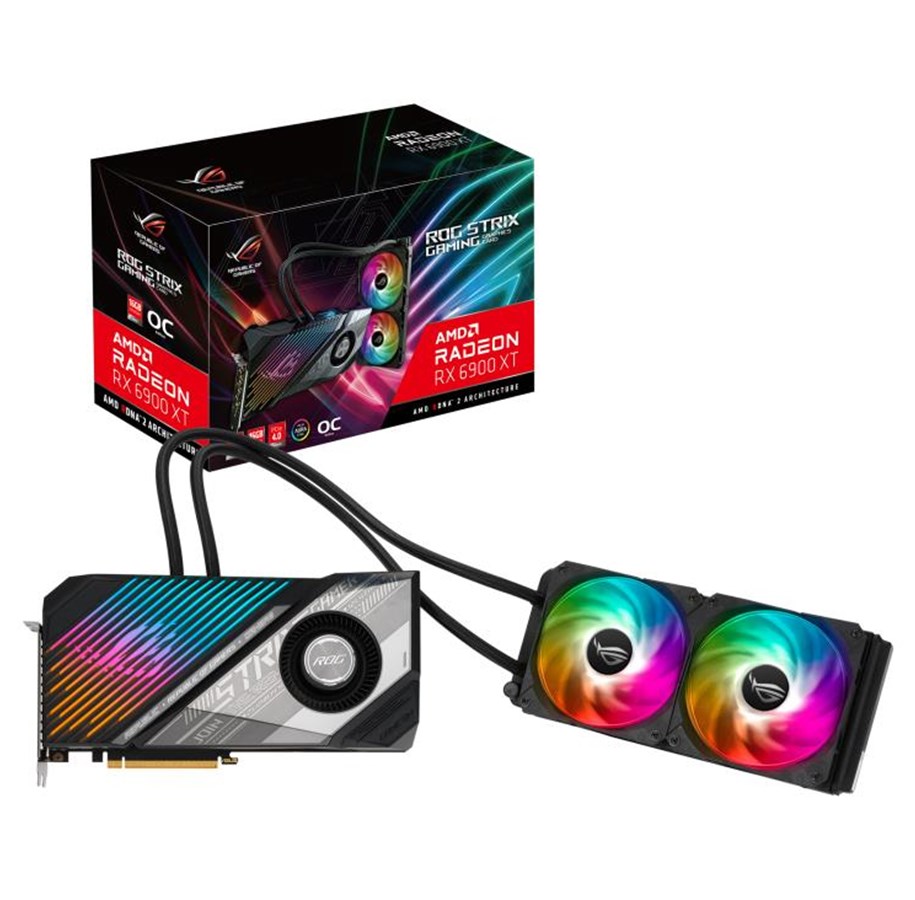 Grafikkort - ASUS Radeon RX 6900 XT OC - 16GB GDDR6 RAM - Grafikkort - 90YV0GF0-M0NM00