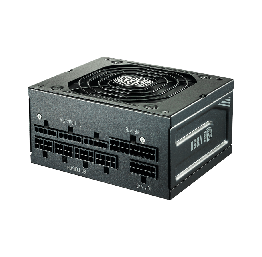 Strømforsyning - Cooler Master V Series V850 SFX Strømforsyning - 850 Watt - 92 mm - ATX - 80 Plus Gold certified - MPY-8501-SFHAGV-EU