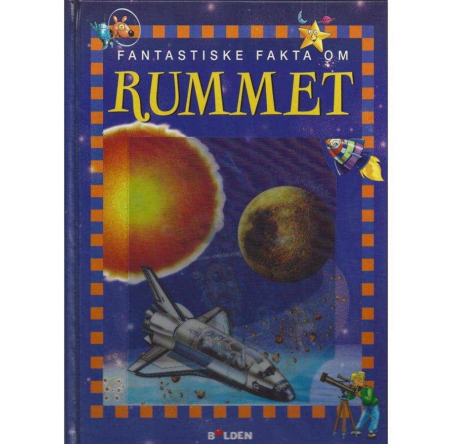 Børnebøger - Fantastiske fakta om rummet - Børnebog - Hardcover *DEMO* - 9788771061895