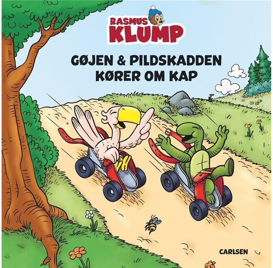 Børnebøger - Gøjen & Pildskadden kører om kap - Børnebog - Hardcover *DEMO* - 9788711983058
