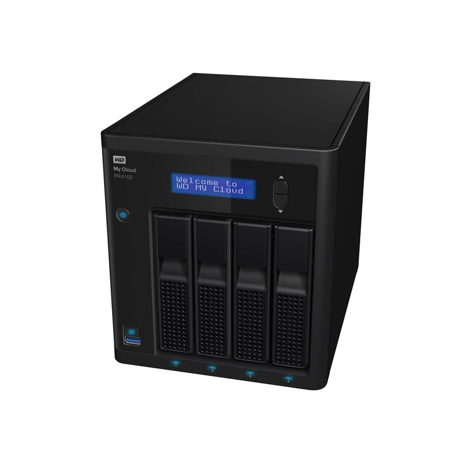 NAS-Server - WD My Cloud PR4100 - 0TB - NAS-Server - WDBNFA0000NBK-EESN