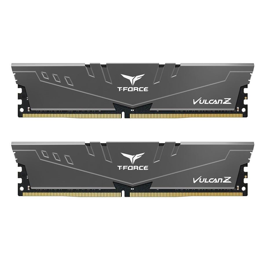 RAM - Team Group T-Force Vulcan Z DDR4-3200 - 32GB - CL16 - Dual Channel (2 pcs) - Intel XMP - Grå - TLZGD432G3200HC16FDC01