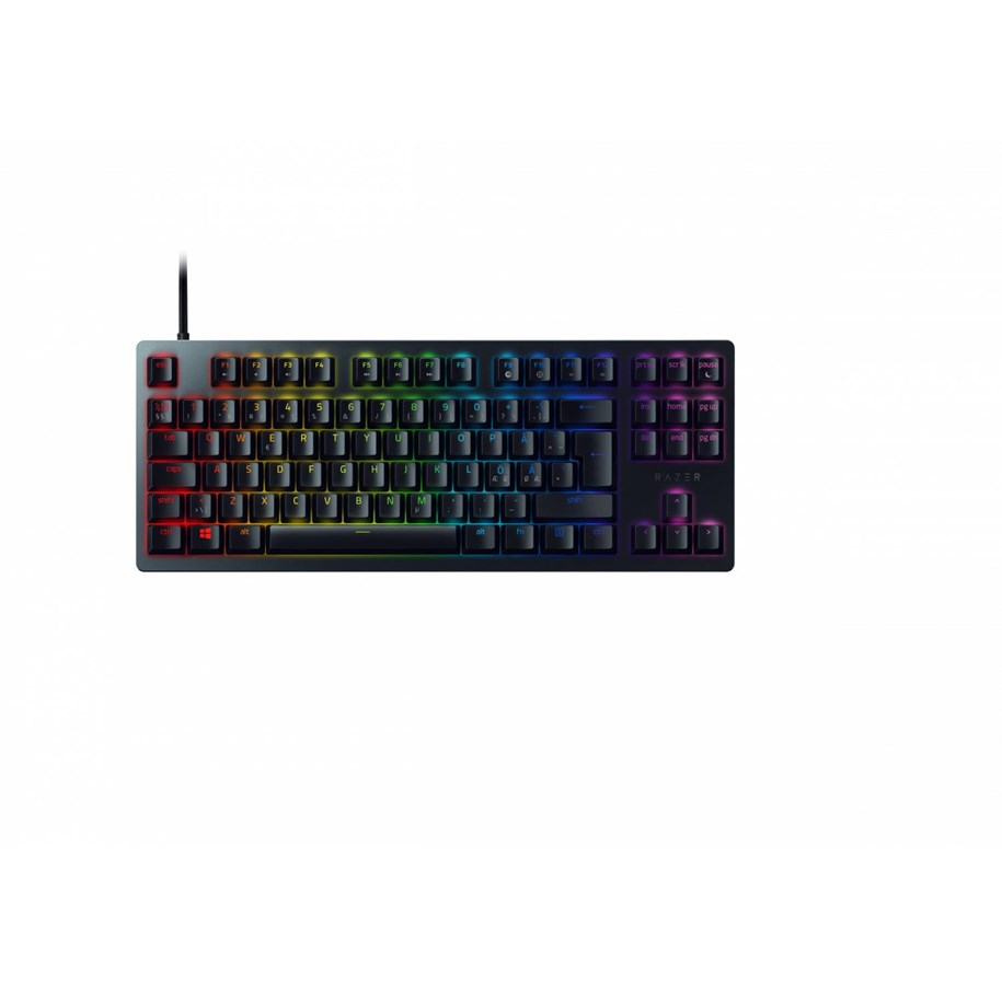 Tastatur - Razer Huntsman Tournament - Gaming Tastatur - Uden Numpad - Nordisk - Sort - RZ03-03080700-R3N1