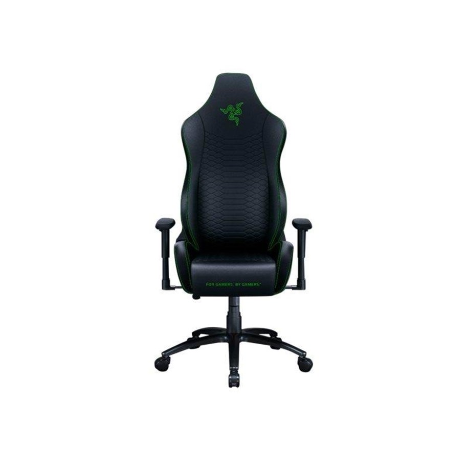 Gamer Stol - Razer Iskur X Kontor Stol - Sort / Grøn - Metal - Op til 130 kg - RZ38-02840100-R3G1