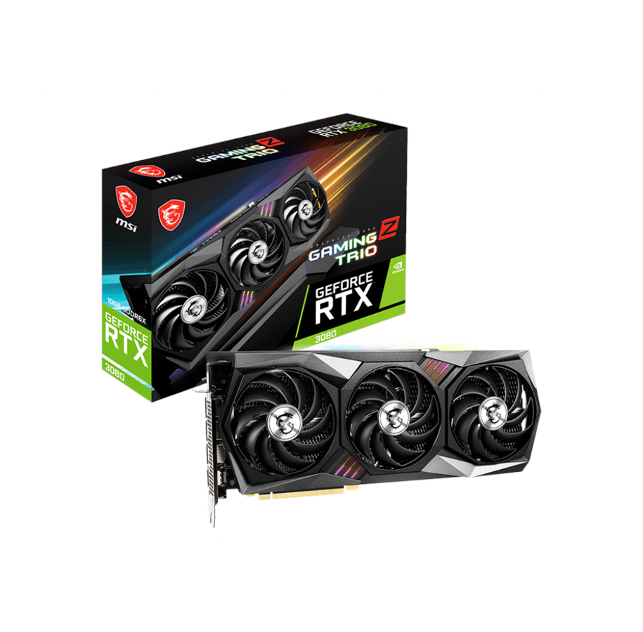 Grafikkort - MSI GeForce RTX 3080 GAMING Z TRIO - 10GB GDDR6X RAM - Grafikkort - RTX 3080 GAMING Z TRIO 10G