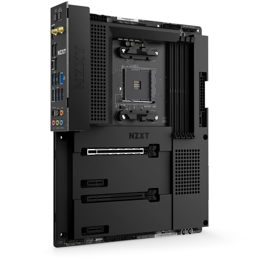 Bundkort - NZXT N7 B550 Black - Bundkort - AMD B550 - AMD AM4 - DDR4 RAM - ATX - N7-B55XT-B1