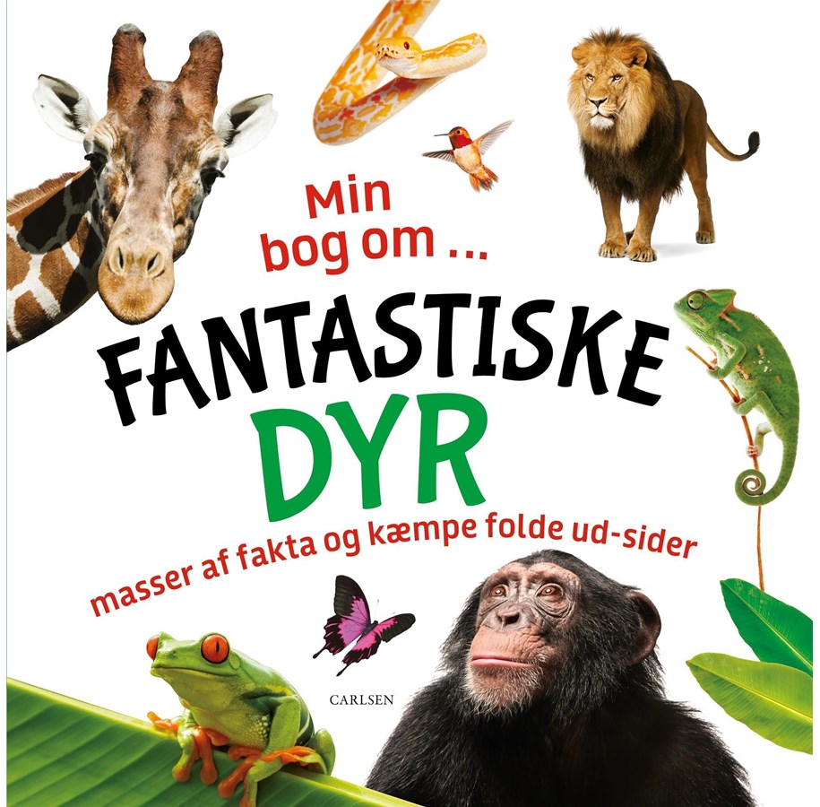 Børnebøger - Min bog om fantastiske dyr - Børnebog - Papbog *DEMO* - 9788711903681