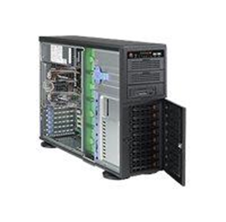 Kabinet - Supermicro SC743 TQ-903B-SQ - Kabinet - Tower - Sort - CSE-743TQ-903B-SQ