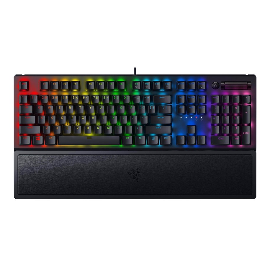 Tastatur - Razer BlackWidow V3 - Green switch - ND - Tastatur - Nordisk - Sort - RZ03-03540600-R3N1
