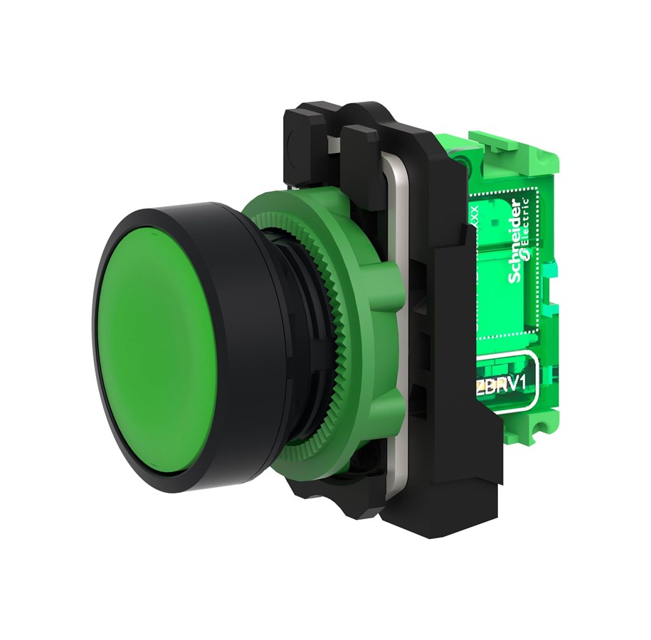 Schneider Electric Harmony trådløs trykknap i plast med fjeder-retur og ...