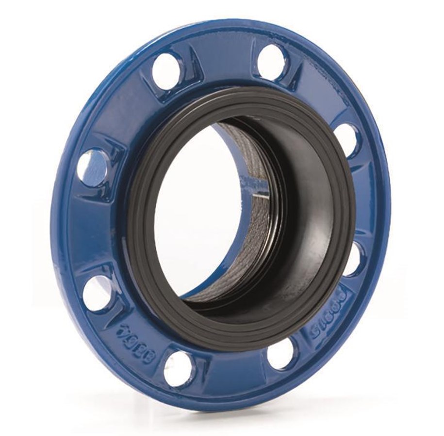 Vandforsyningsprodukter - Avk combi-flange til pe- og pvc rør pn10/16 dn100 mm ø110 mm - 05110601600