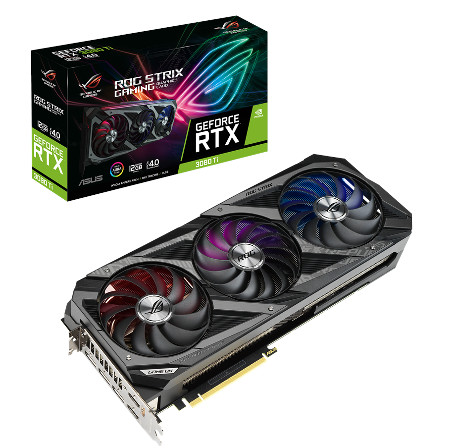 Grafikkort - ASUS GeForce RTX 3080 Ti OC - 12GB GDDR6X RAM - Grafikkort - 90YV0GT1-M0NM00