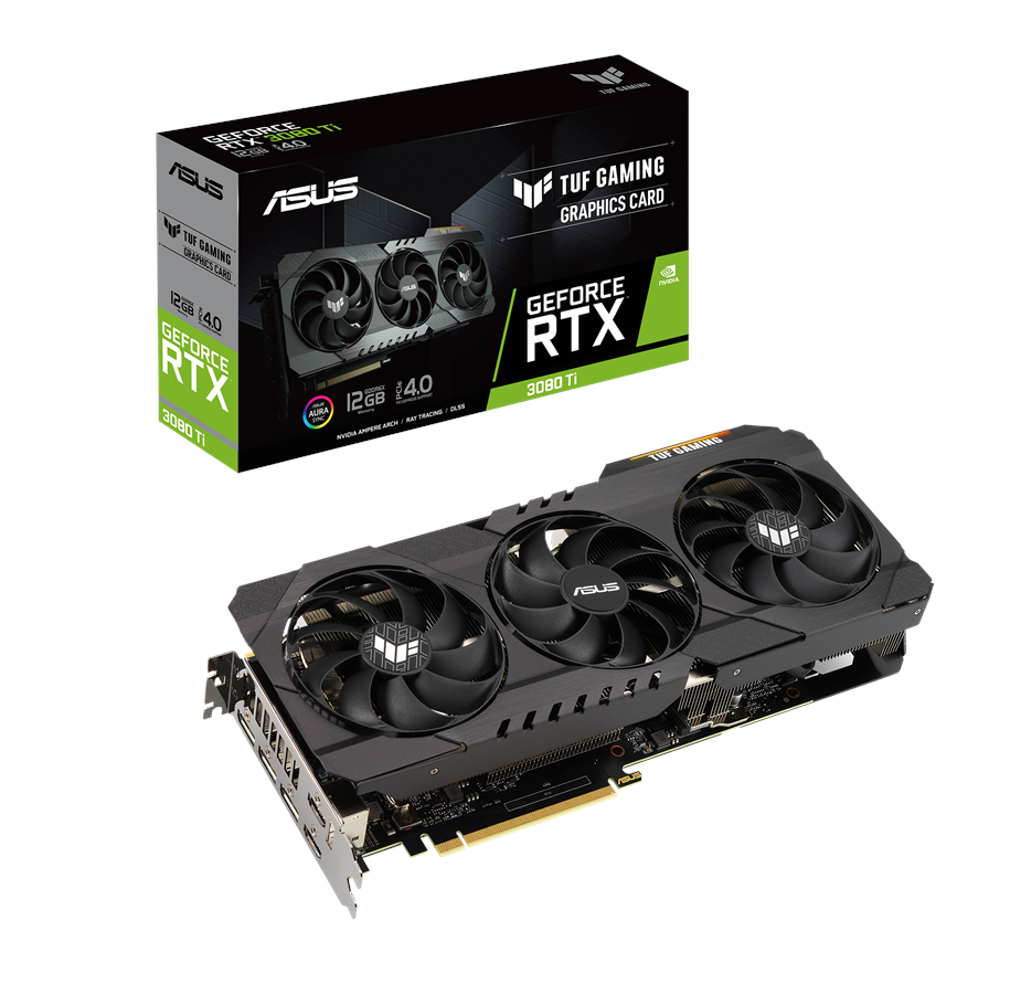 Grafikkort - ASUS GeForce RTX 3080 Ti TUF - 12GB GDDR6X RAM - Grafikkort - 90YV0GU0-M0NM00